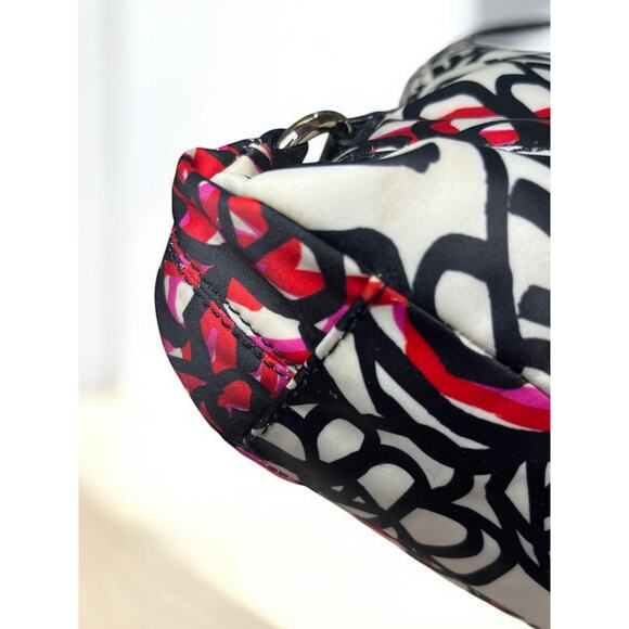 Y2K Coach F16864 Poppy Daisy Floral Graffiti Crossbody Bag & Wristlet - Picture 13 of 16